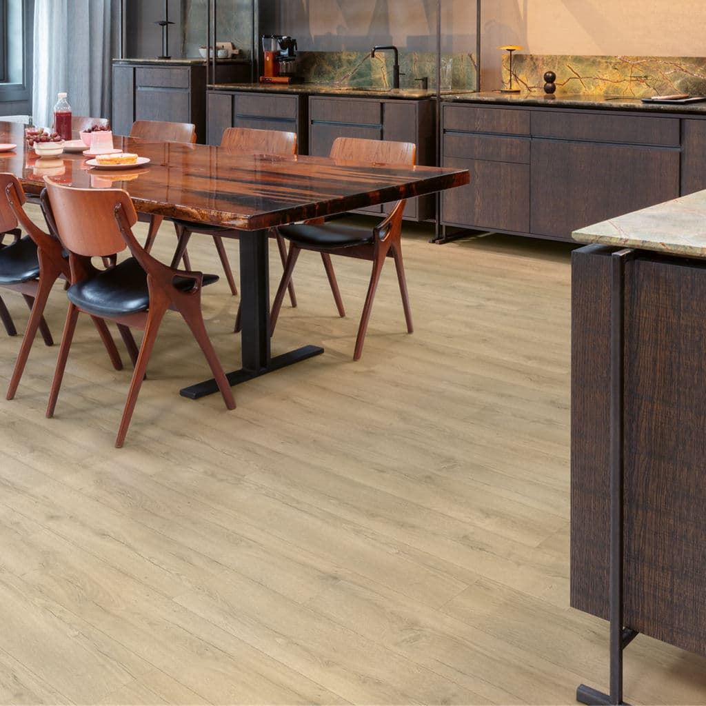 Caja de tarima flotante QUICK-STEP CLASSIC ROBLE CRUDO ARENA CLM5791 - Imagen 5