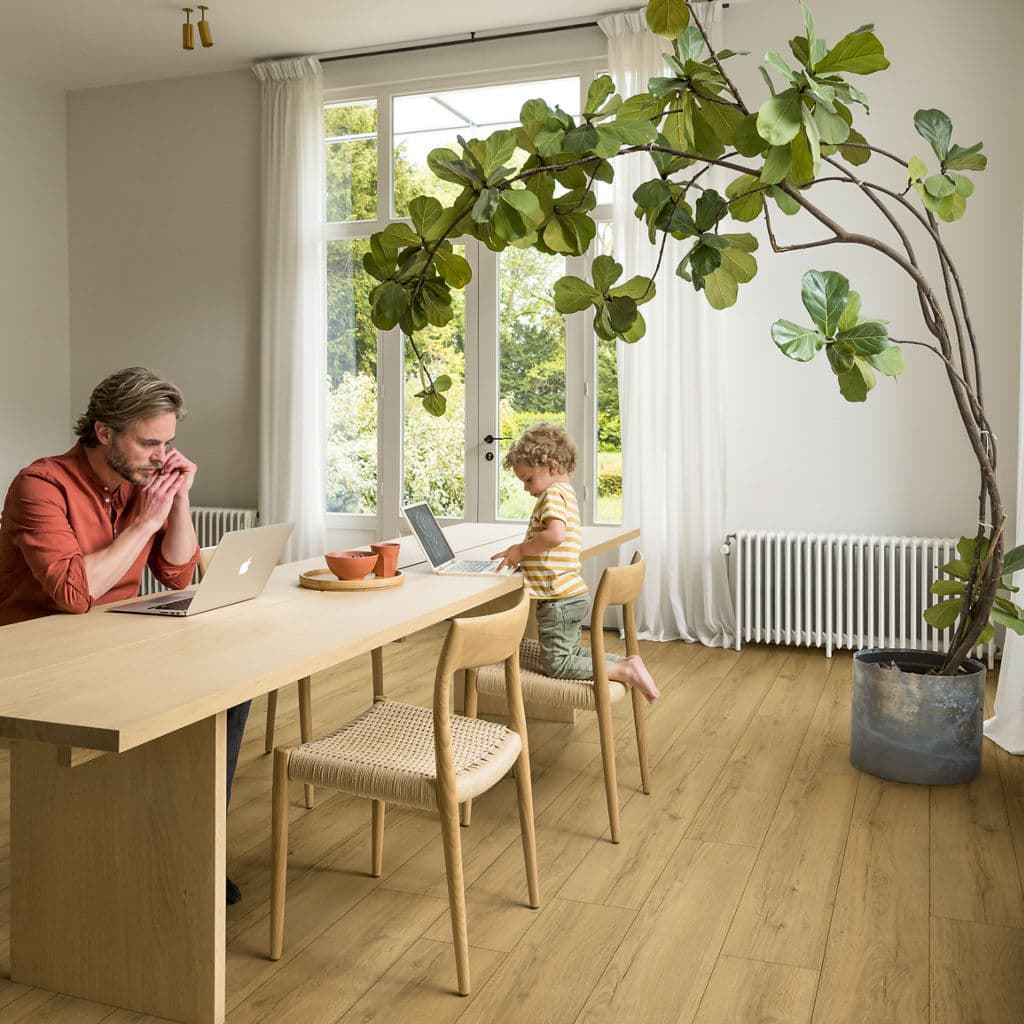 Caja de tarima flotante QUICK-STEP CLASSIC ROBLE MARRÓN MIEL CLM5792 - Imagen 7