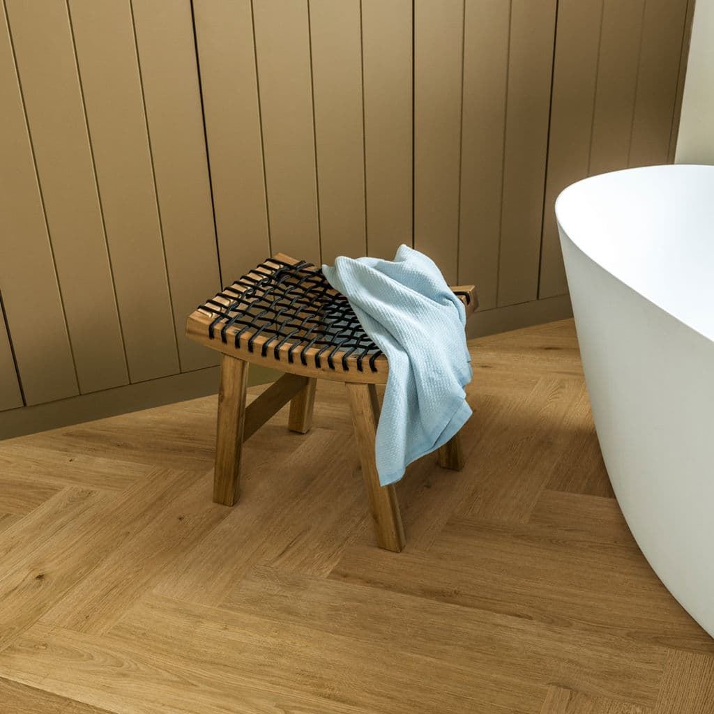 Caja de tarima flotante QUICK-STEP IMPRESSIVE DESIGN ROBLE CANELA IMD8244 - Imagen 6