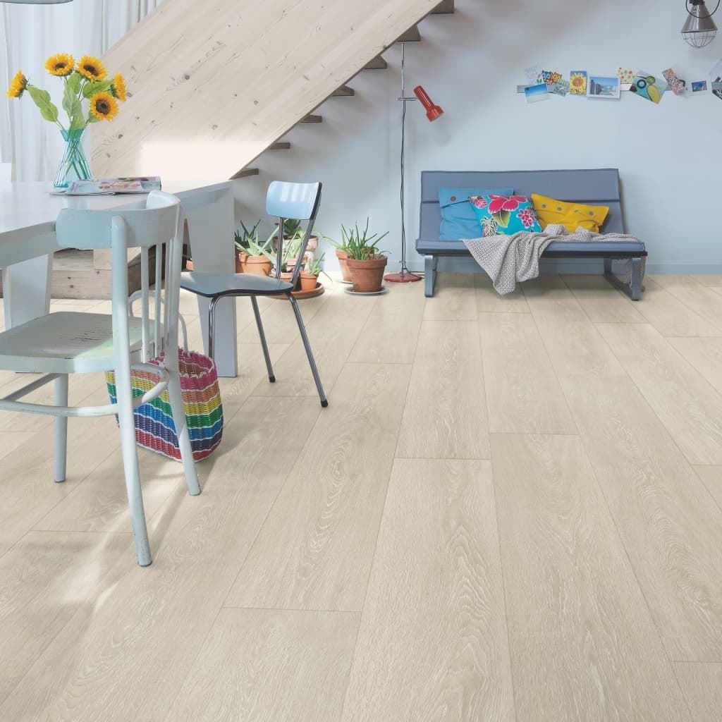 Caja de tarima flotante QUICK-STEP MAJESTIC ROBLE VALLE BEIGE CLARO MJ3554 - Imagen 4