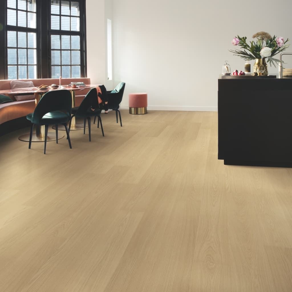 Caja de tarima flotante QUICK-STEP ROBLE BEIGE BARNIZADO SIG4750 - Imagen 1