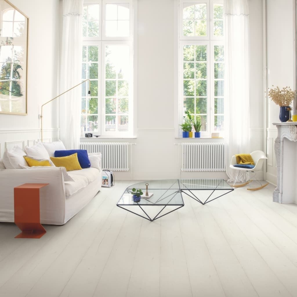 Caja de tarima flotante QUICK-STEP ROBLE BLANCO PINTADO SIG4753 - Imagen 3