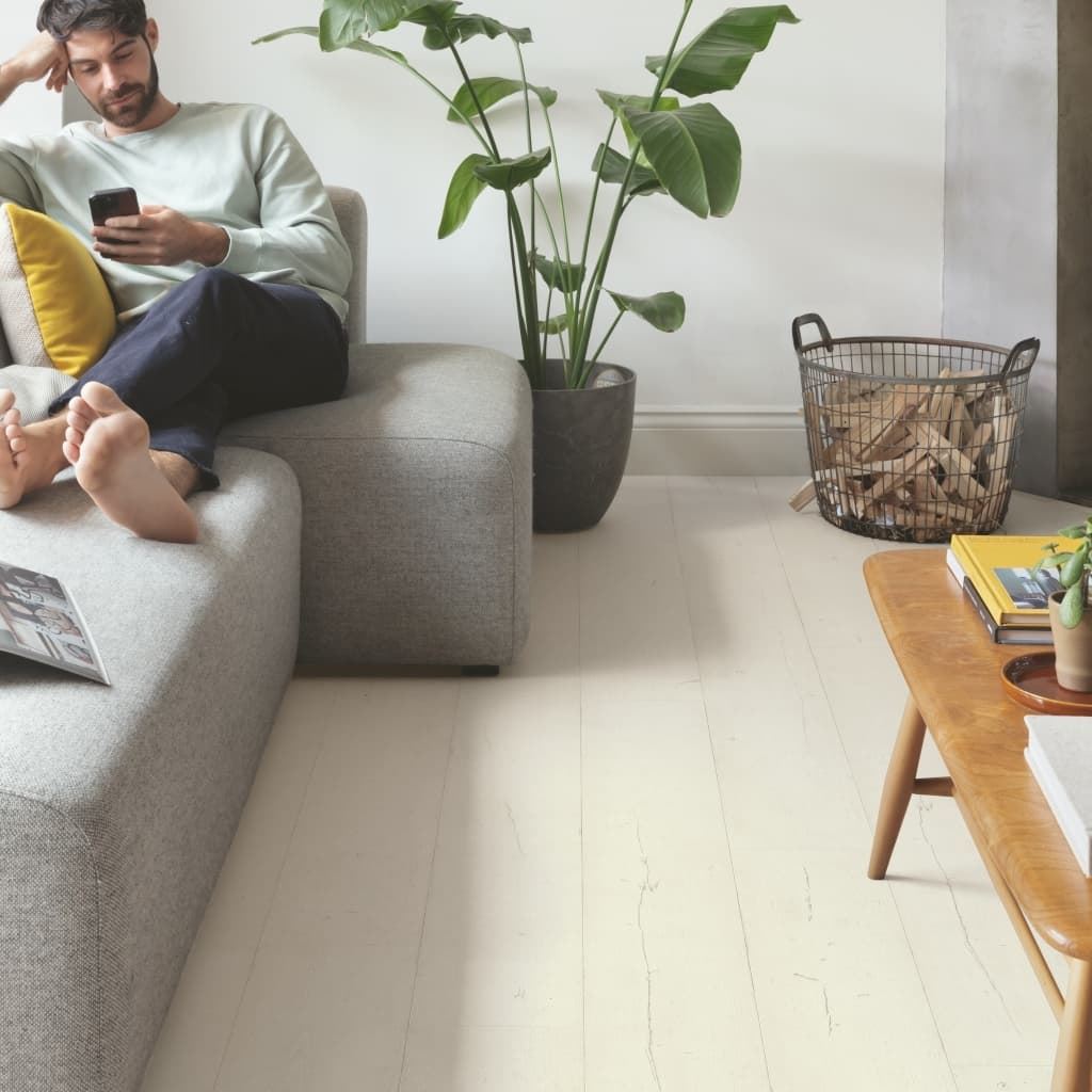 Caja de tarima flotante QUICK-STEP ROBLE BLANCO PINTADO SIG4753 - Imagen 4