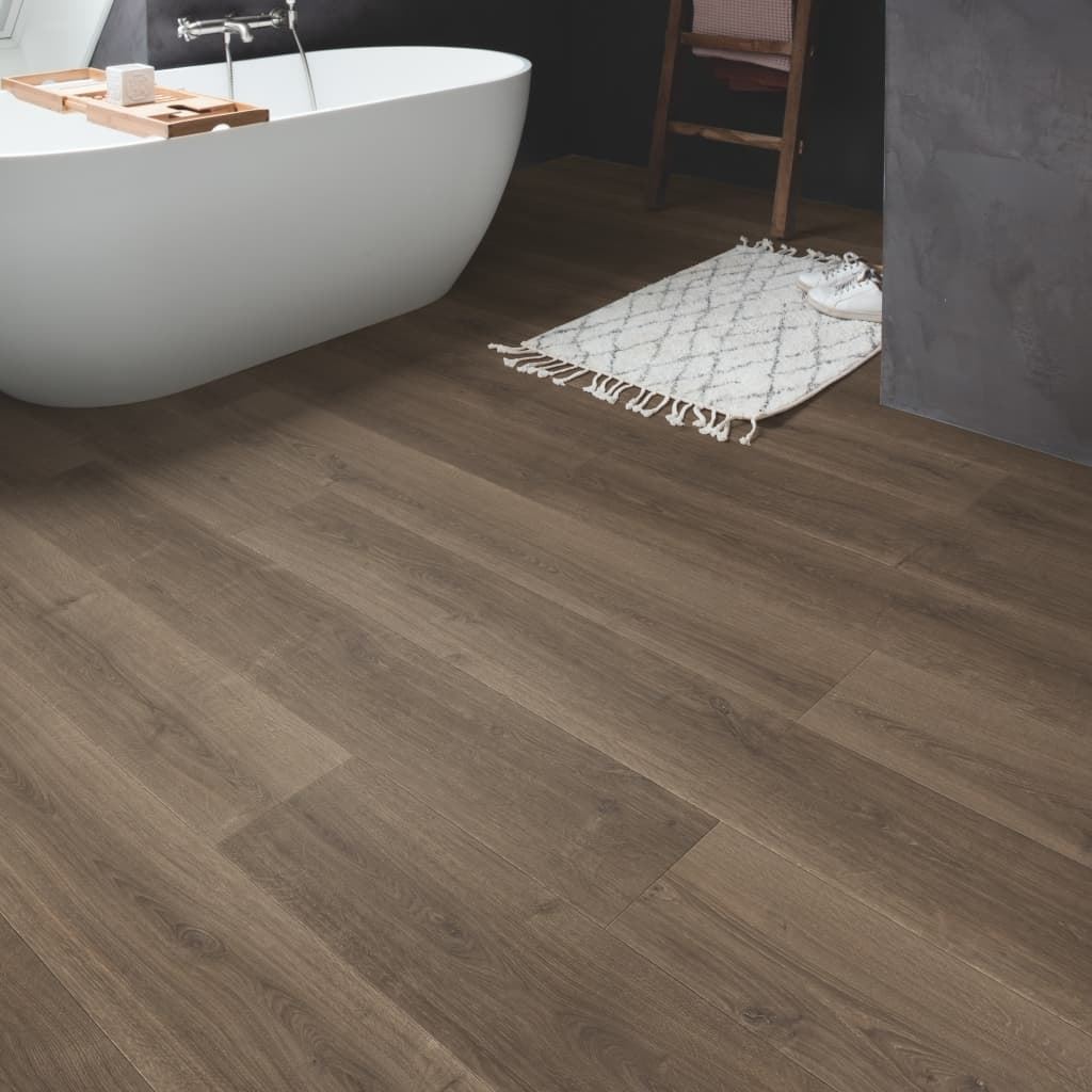 Caja de tarima flotante QUICK-STEP ROBLE MARRÓN CEPILLADO SIG4766 - Imagen 1