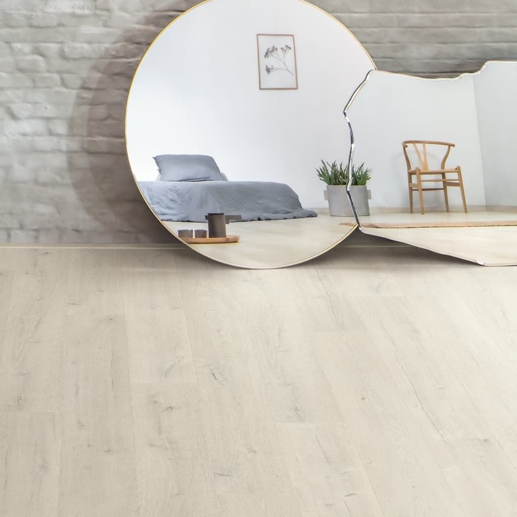 Caja de tarima flotante QUICK-STEP ROBLE PREMIUM BLANCO SIG4748 - Imagen 6