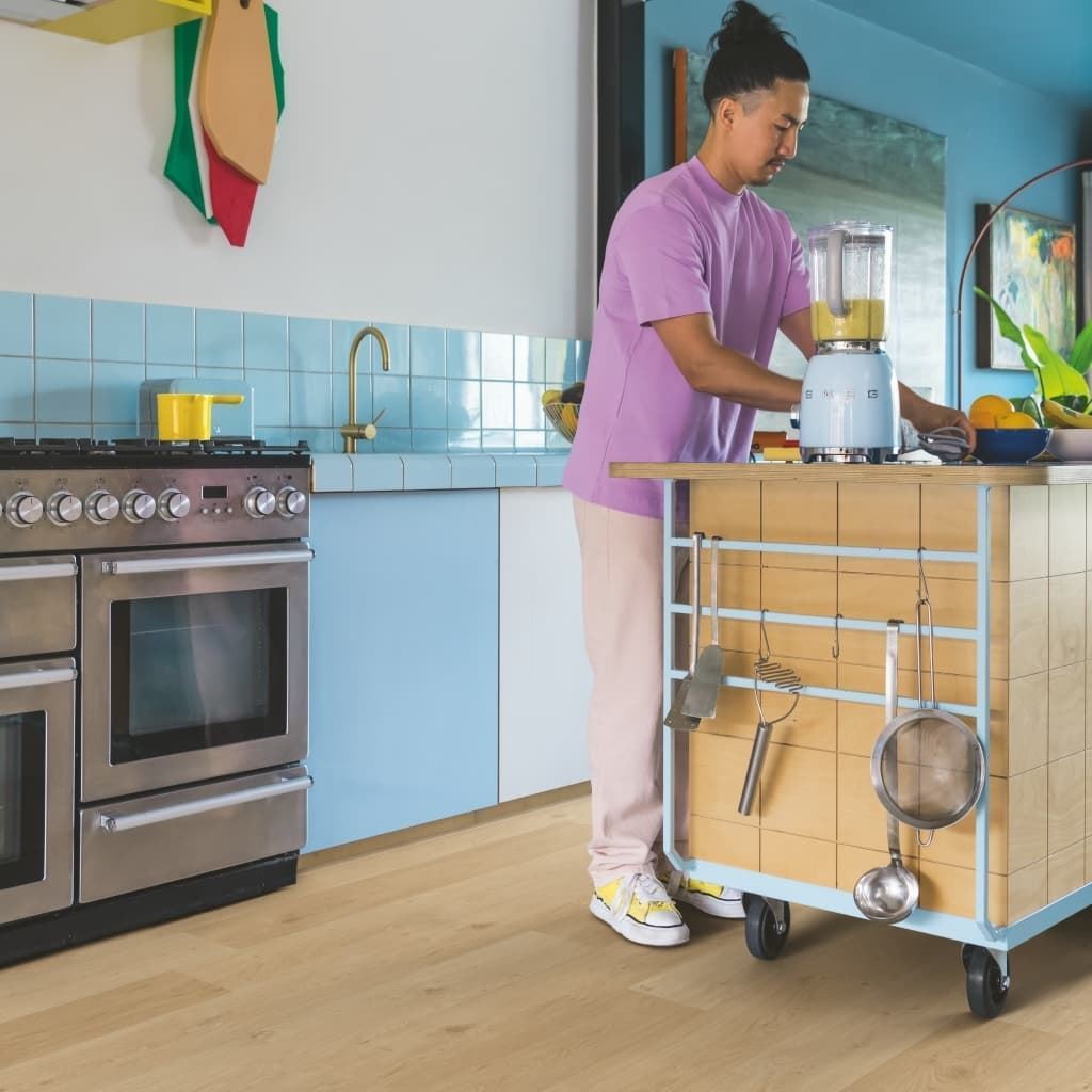 Caja de tarima vinilo QUICK-STEP BASE BLOS ROBLE COSTA BEIGE AVSPT40321 - Imagen 6