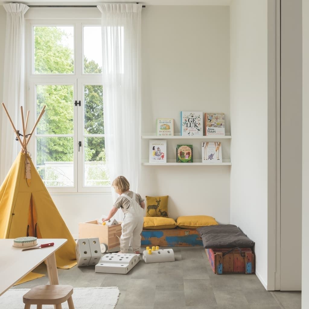 Caja de tarima vinilo QUICK-STEP BASE ORO ROCA HORMIGÓN AVSTT40234 - Imagen 8