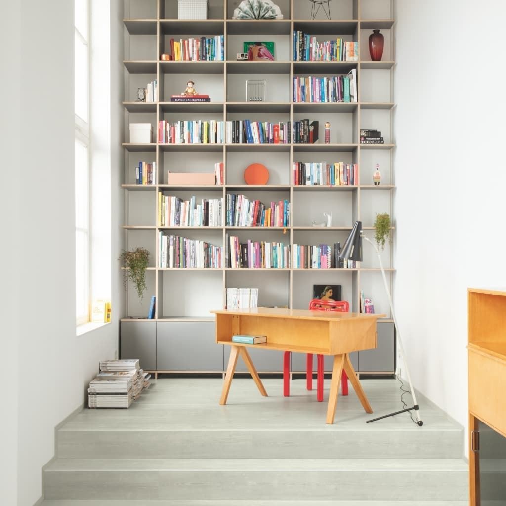 Caja de tarima vinilo QUICK-STEP BLOOM PINO NIEVE AVMPU40204 - Imagen 5