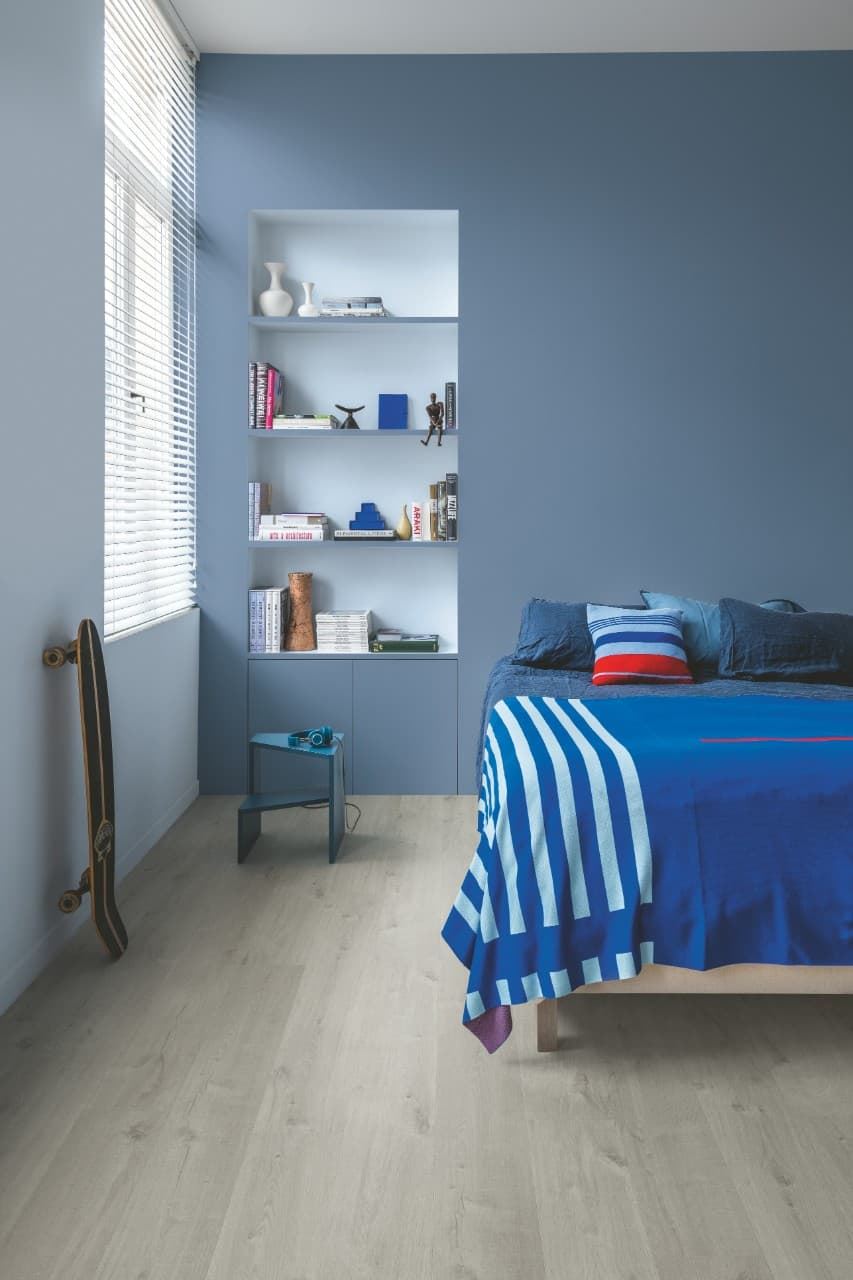 Caja de tarima vinilo QUICK-STEP BLOOM ROBLE ALGODÓN FRIO GRIS AVMPU40201 - Imagen 3