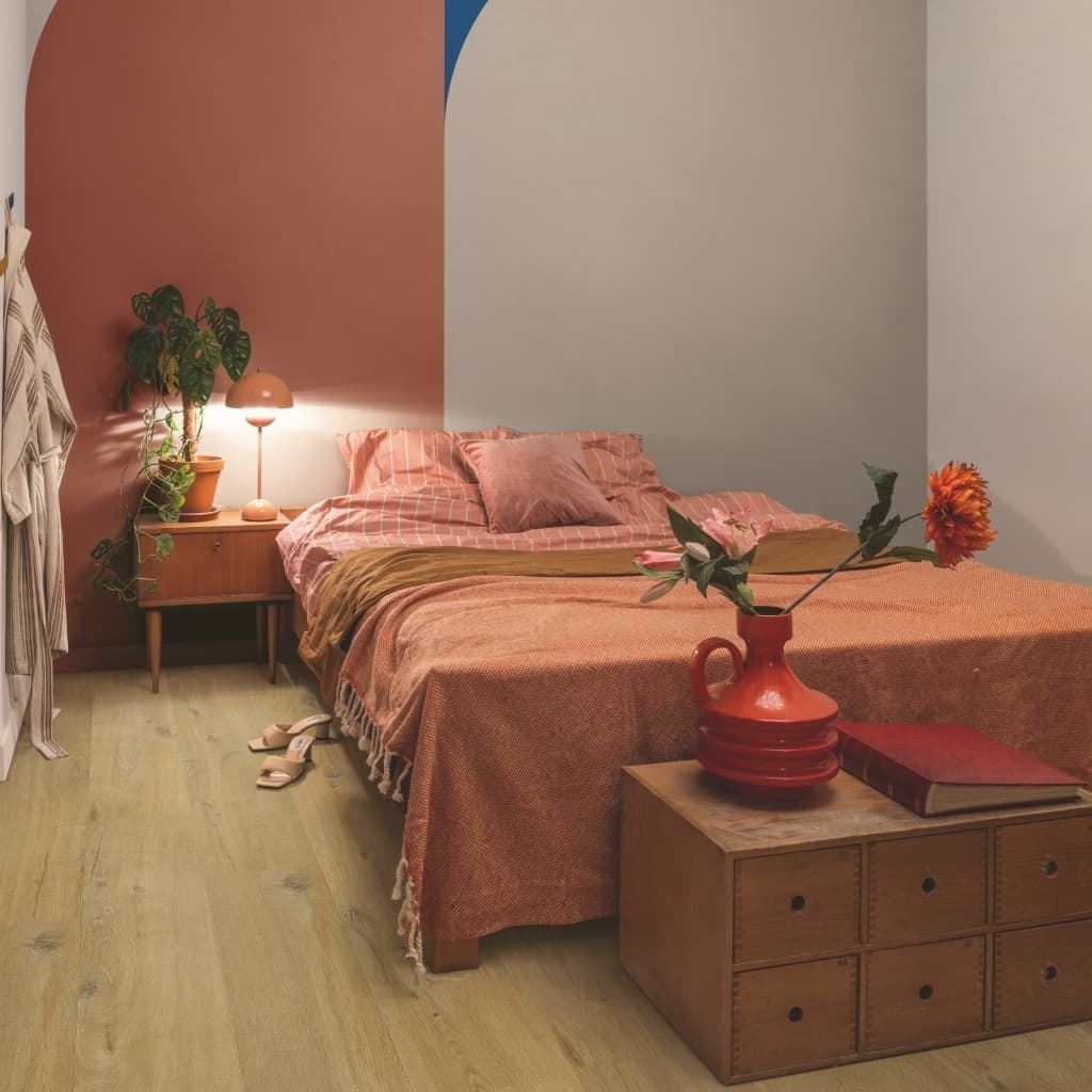 Caja de tarima vinilo QUICK-STEP BLOOM ROBLE ALGODÓN PROFUNDO AVMPU40203 - Imagen 7