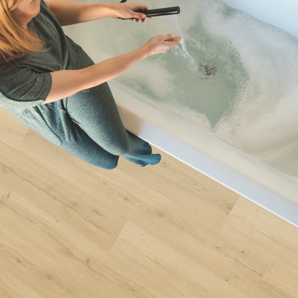 Caja de tarima vinilo QUICK-STEP BLOOM ROBLE BEIS CEPILLADO AVMPU40319 - Imagen 4