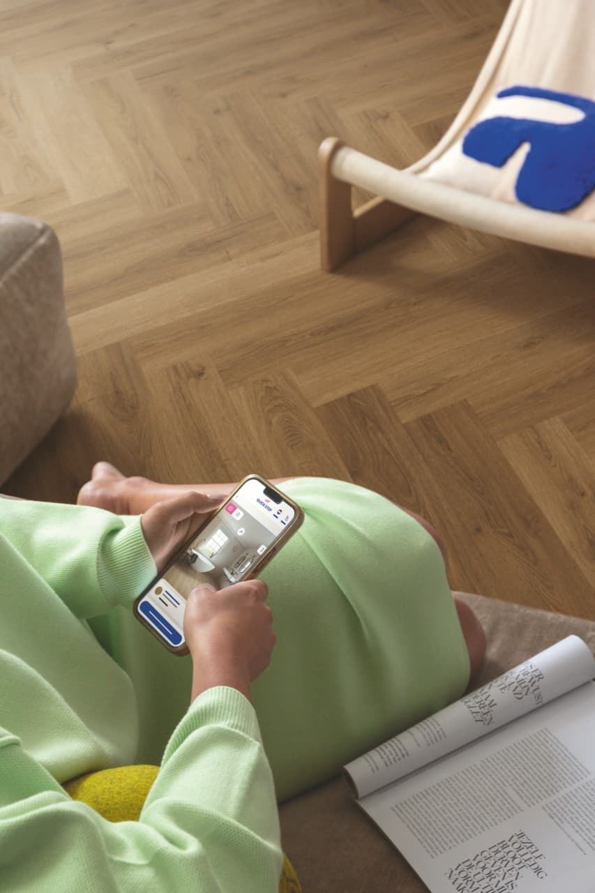 Caja de tarima vinilo QUICK-STEP CIRO ROBLE CARAMELO BOTÁNICO AVHBU40364 - Imagen 4