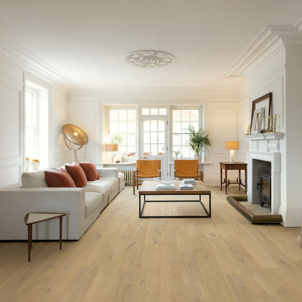 M2 PARQUET QUICK-STEP CASCADA ROBLE BLANCO PERLADO EXTRA MATE CASC6030 - Imagen 8