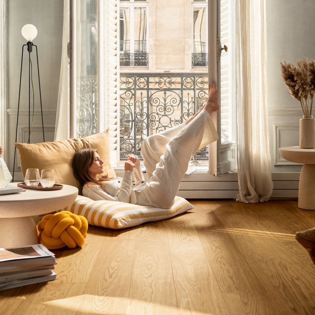 M2 PARQUET QUICK-STEP CASCADA ROBLE MARRÓN CARAMELO EXTRA MATE CASC3888 - Imagen 8