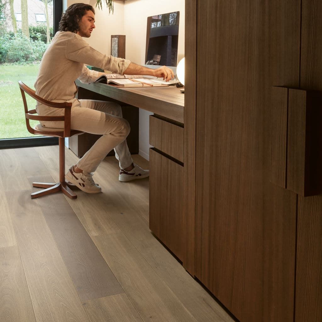 M2 PARQUET QUICK-STEP PALAZZO ROBLE CAFE CON LECHE ACEITADO PAL3885S - Imagen 3